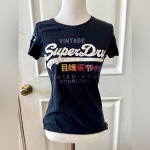SuperDry Vintage Bedazzled Jersey T Shirt